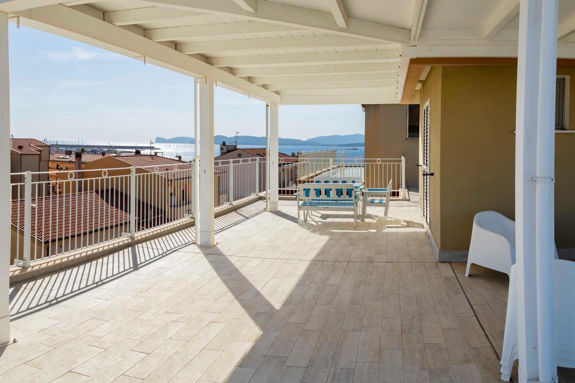 Lovealghero Stanze In Attico Vista Mare Exterior foto